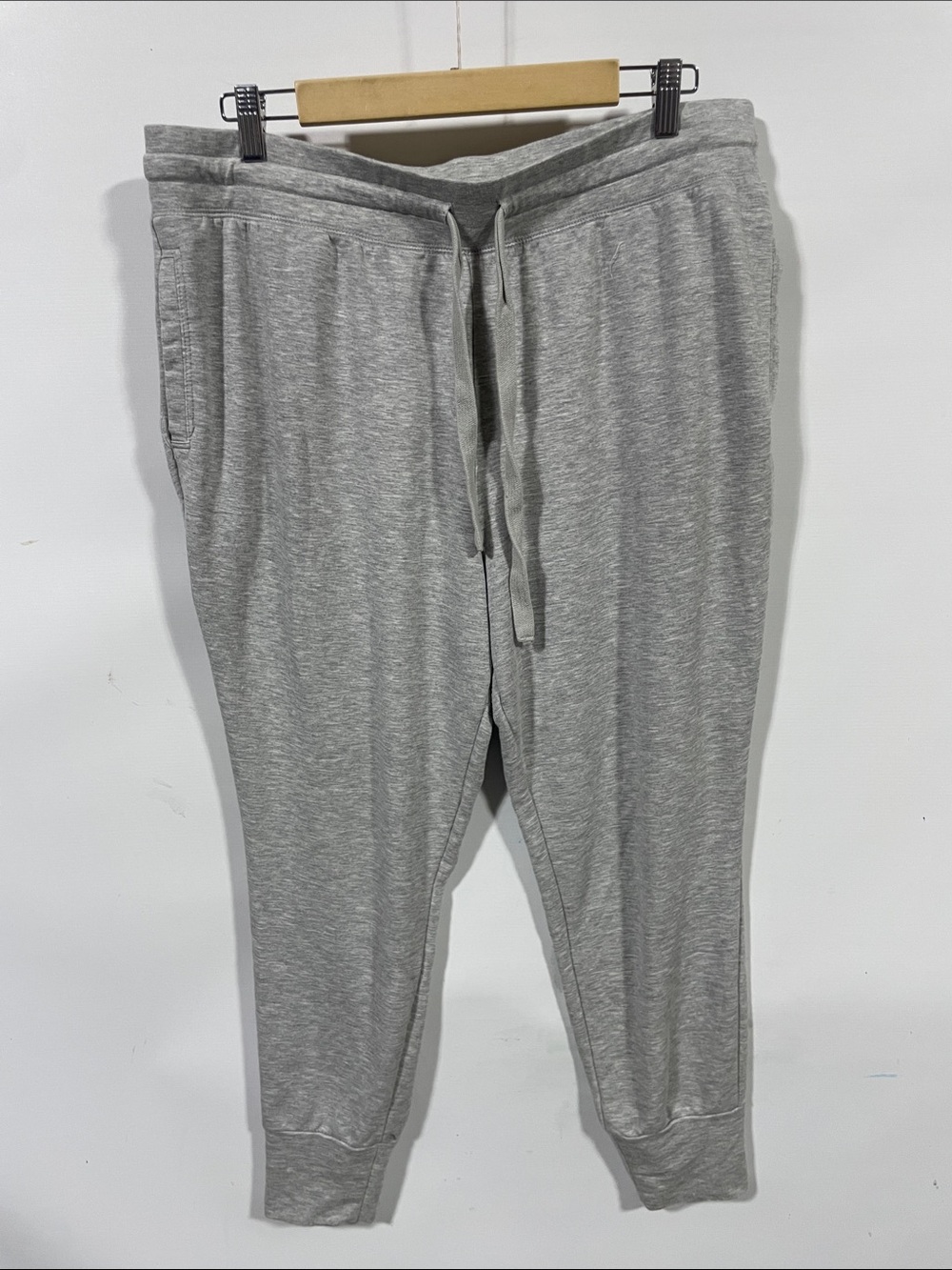 Fabletics Light Gray Drawstring Jogger Pants